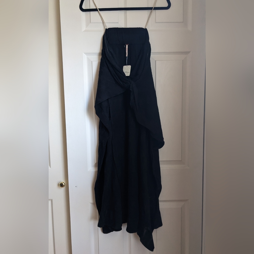NWT Free People Endless Summer Banita TOP ONLY Size Small in Black - Picture 2 of 4